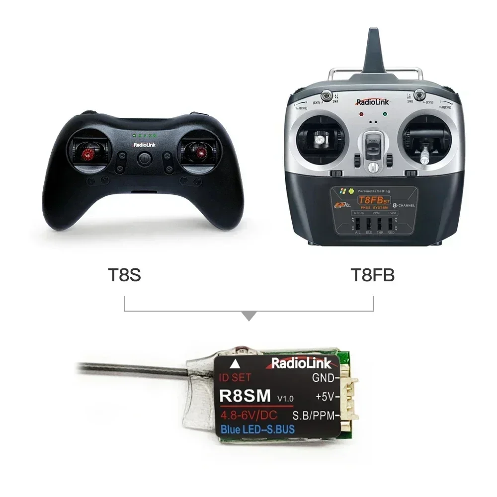 Radiolink R8SM 8 Channels 2.4G - Receiver Sbus 8Ch recension och pris