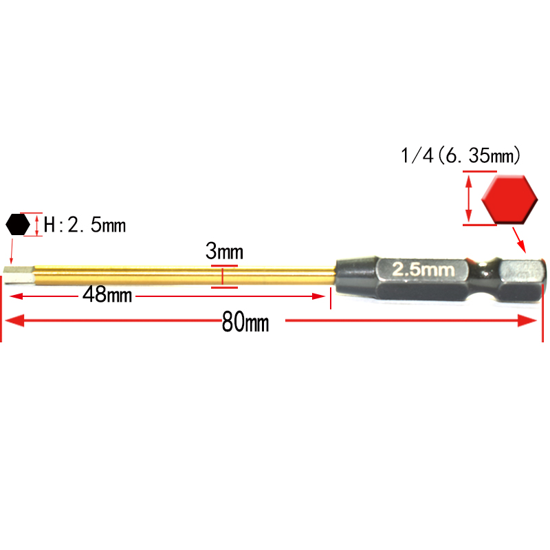 1/4Hex Screwdriver Set RC Repa - Rc Plane Hobby Zone recension och pris
