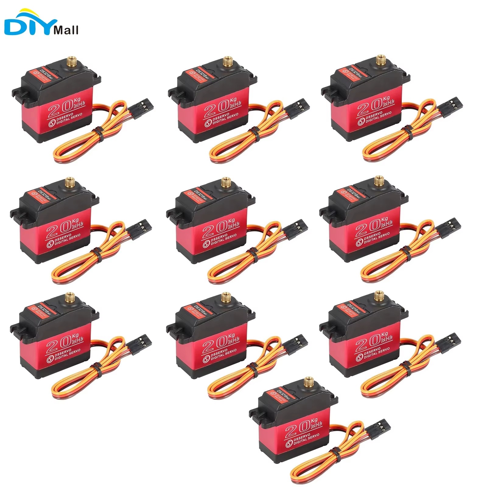 10PCS DS3218 20KG Digital Serv - Rc Hobby Shops recension och pris